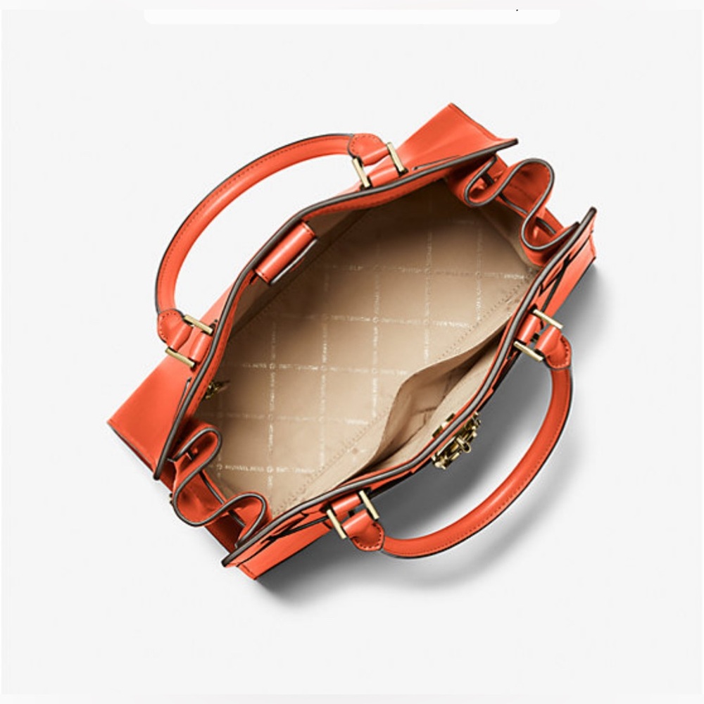 Michael Kors Bold Orange Satchel and Wallet Set - Picture 12 of 14